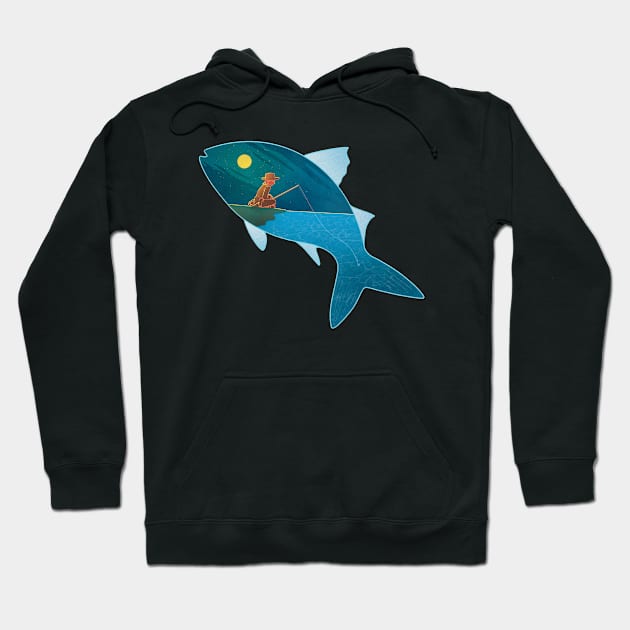 fishing story Hoodie by Volardo